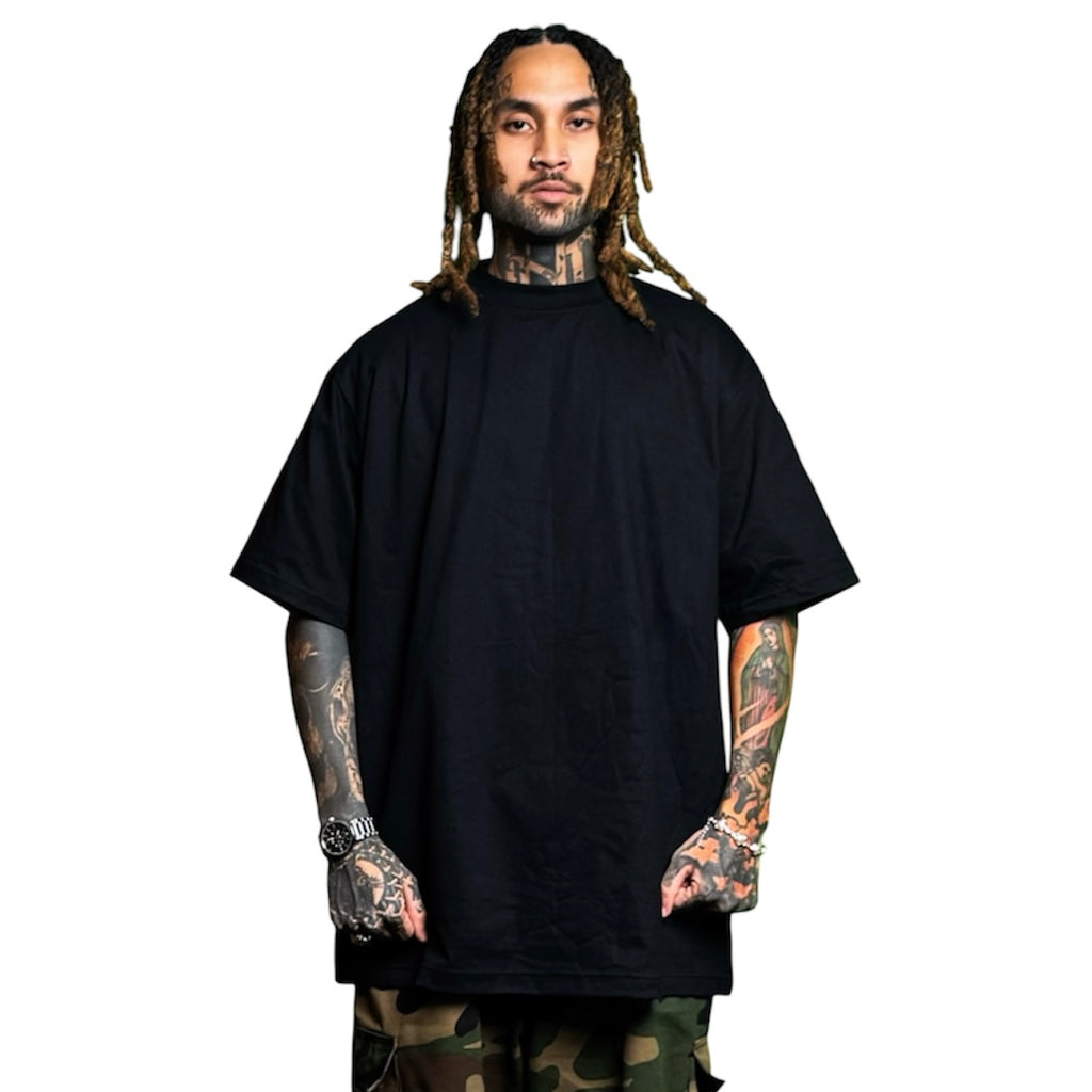 BLACK HEAVYWEIGHT TEE