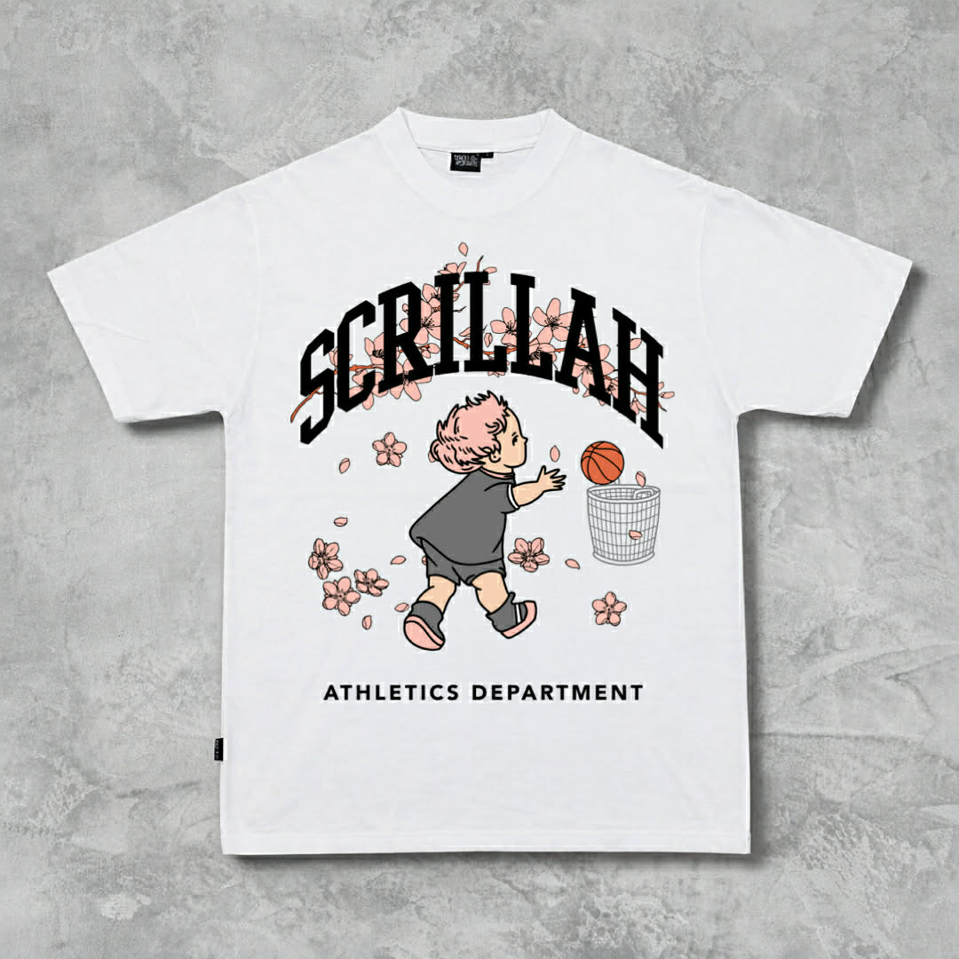 white shirt - athletics