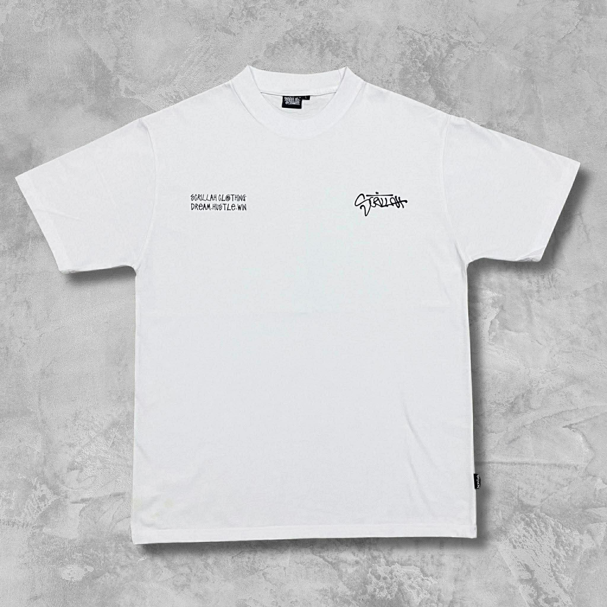dream hustle win - white