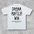 dream hustle win - white