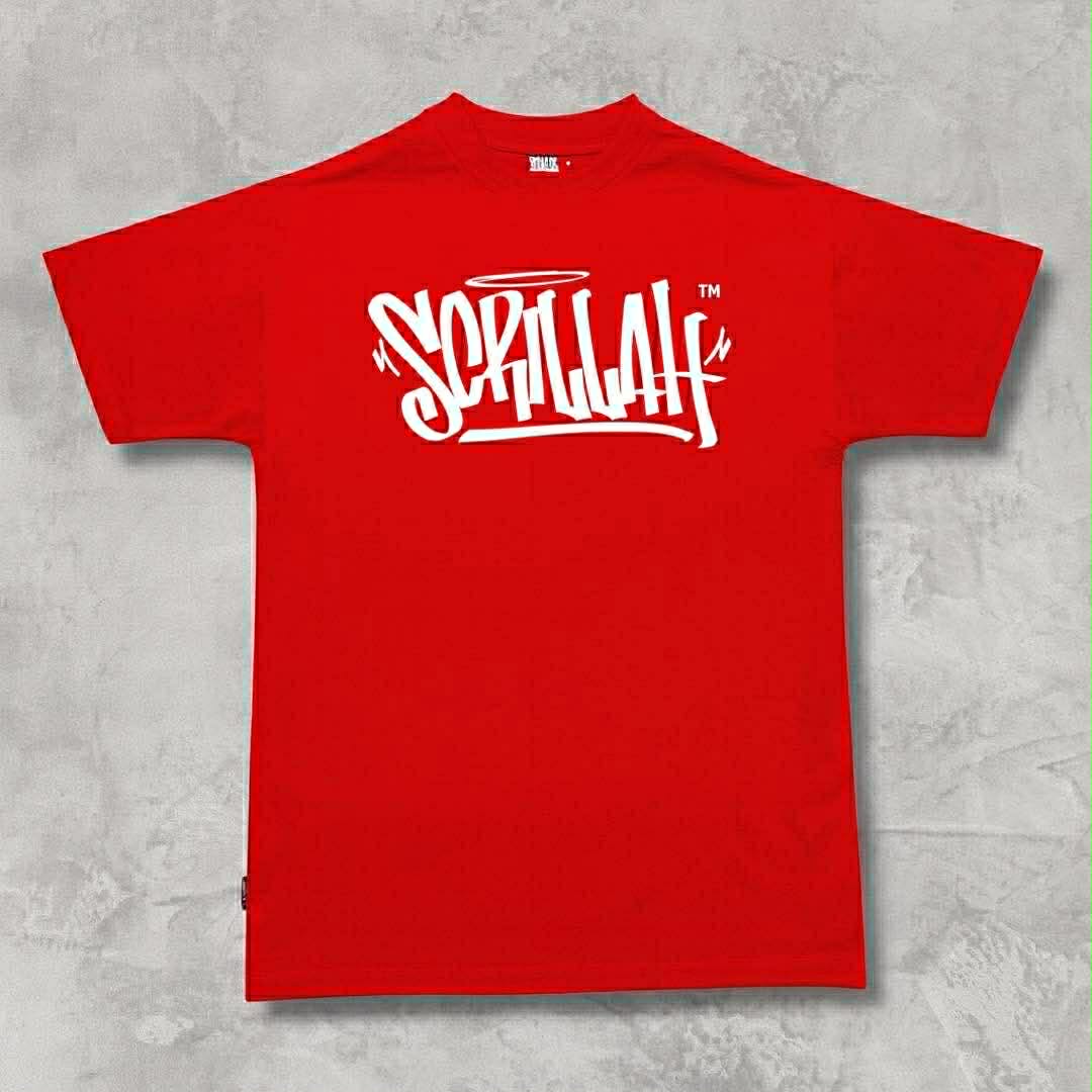 Red - white print
