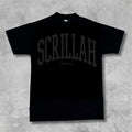 Black - black embossed print